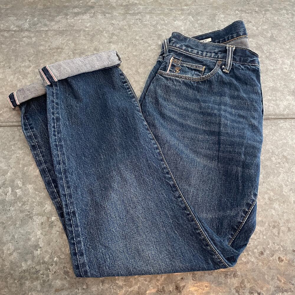 Todd Snyder Selvedge Denim Jeans Slim Fit Mens 33x32 12.5 oz Cotton Classic Blue